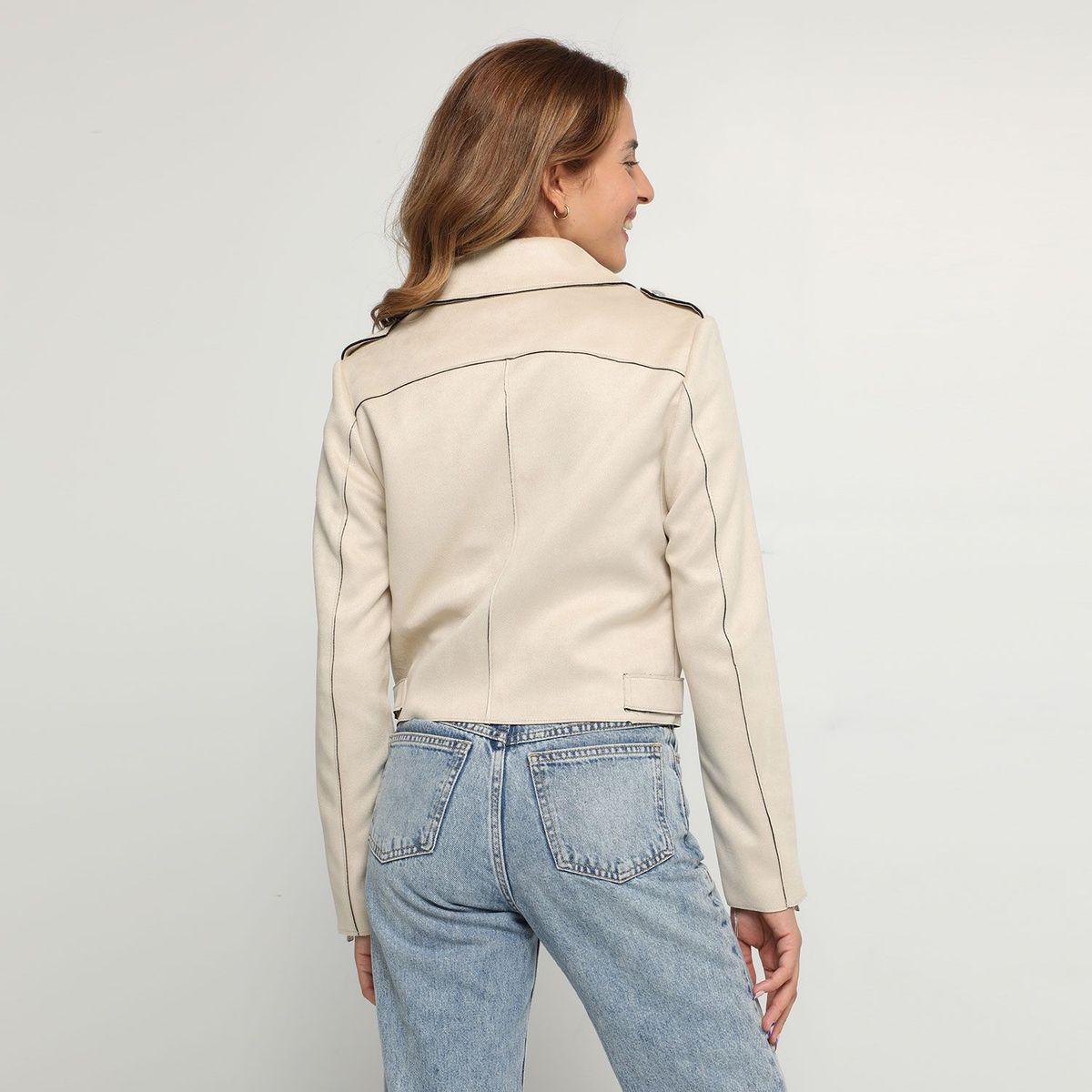 DENIMLAB - Casaca Biker Mujer Denimlab