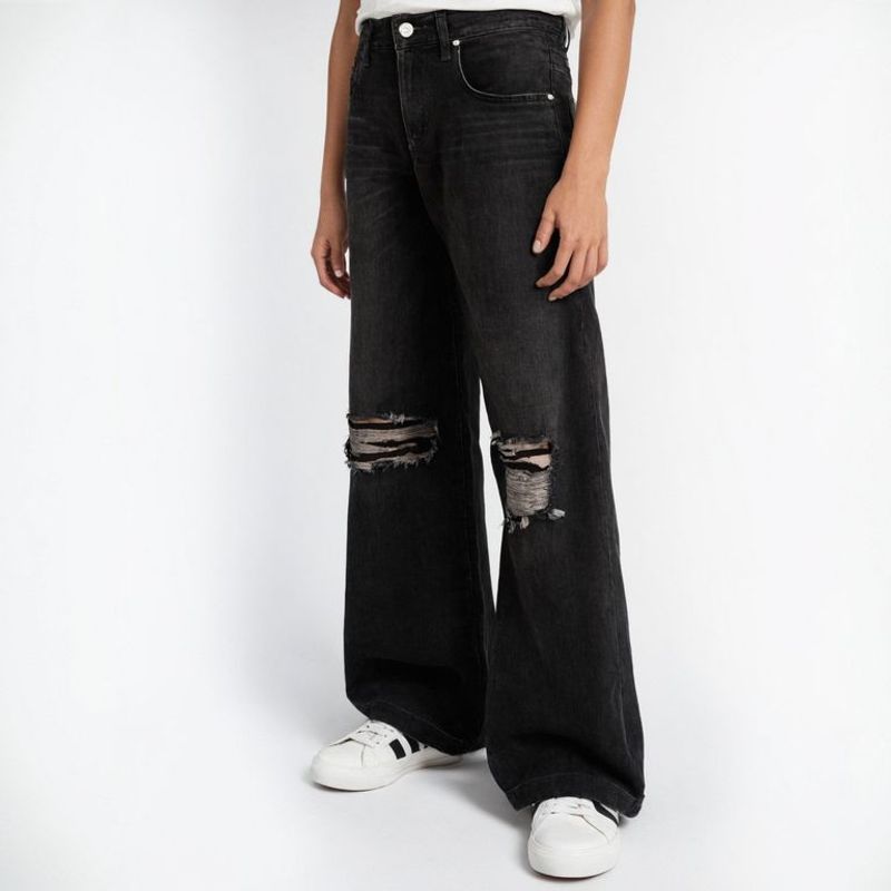 ELEVEN - Jean Wide Leg Niña Algodón Eleven Niña