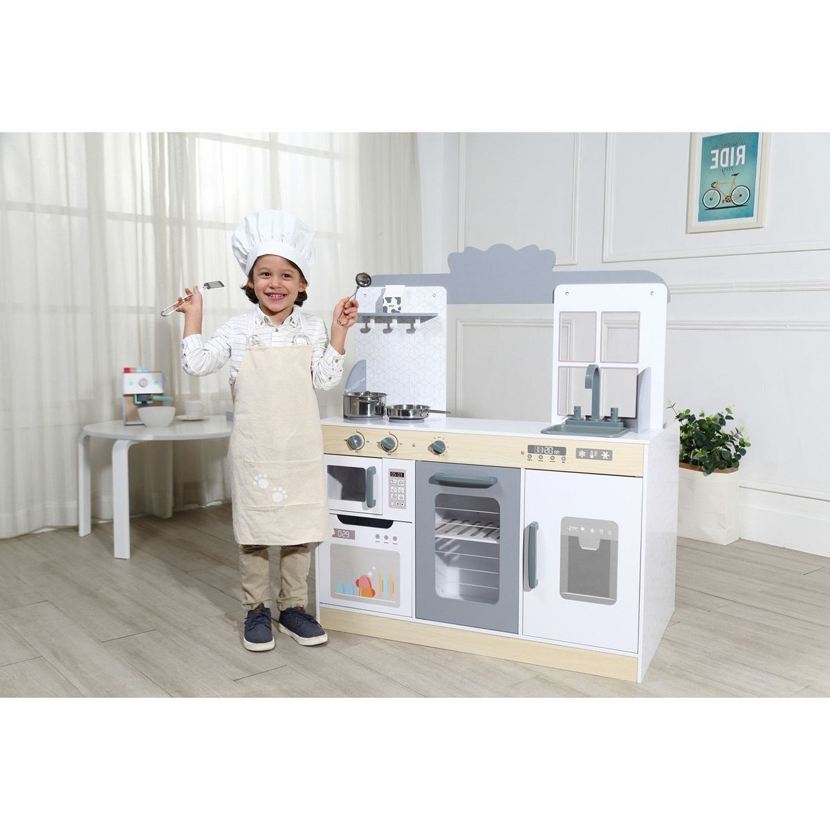 EDUFUN - Juguete Cocina Niños y Cafetería De Madera Edufun