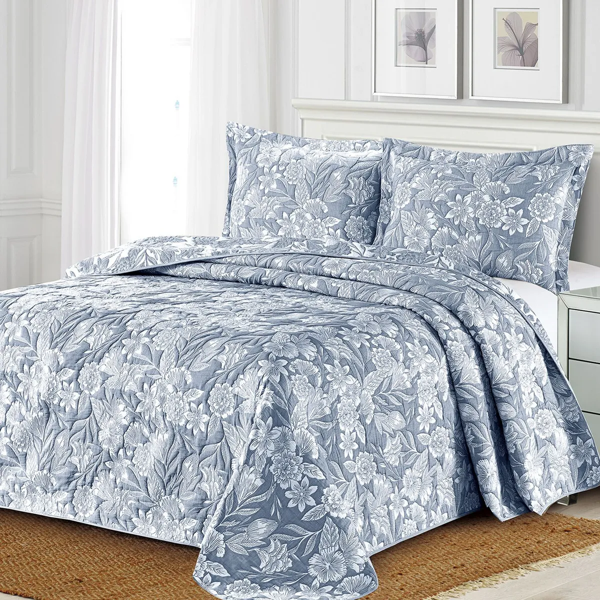 ROBERTA ALLEN - Cubrecama Jacquard Mercedes Roberta Allen