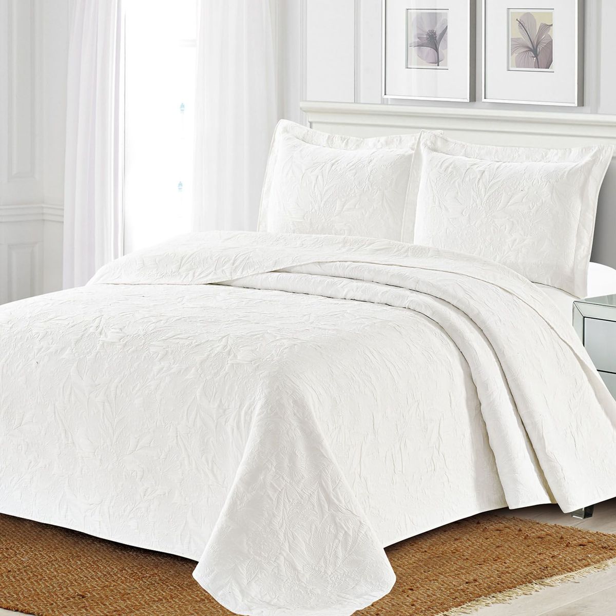 ROBERTA ALLEN - Cubrecama Jacquard Mercedes Roberta Allen