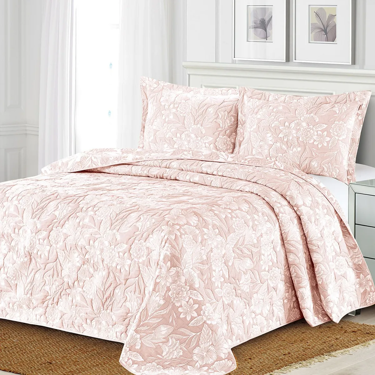 ROBERTA ALLEN - Cubrecama Jacquard Mercedes Roberta Allen