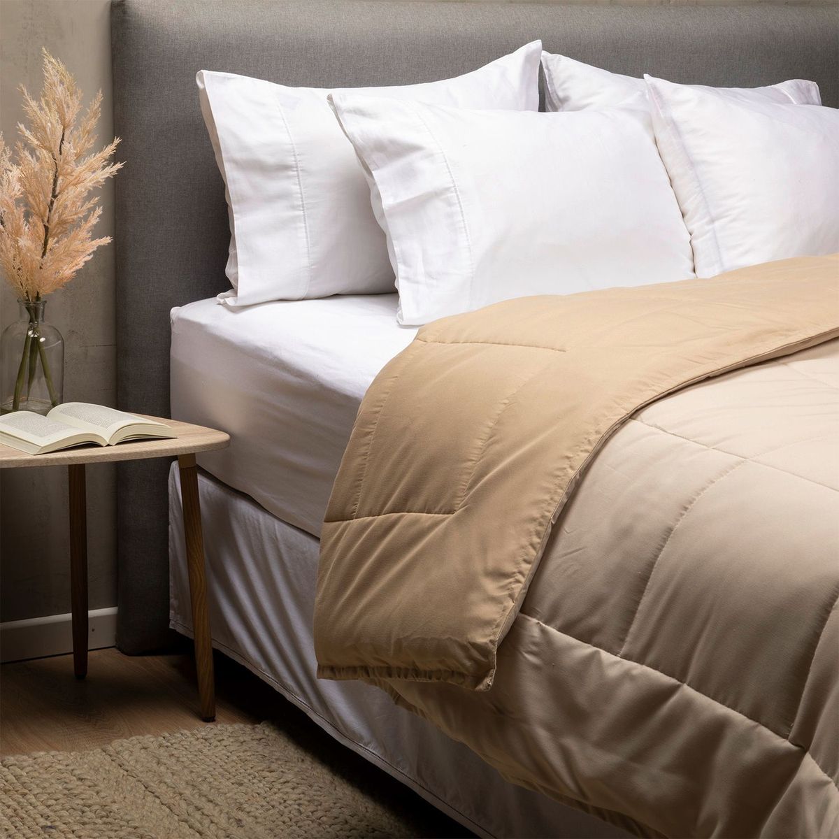 MICA - Edredón Liso Reversible Mica