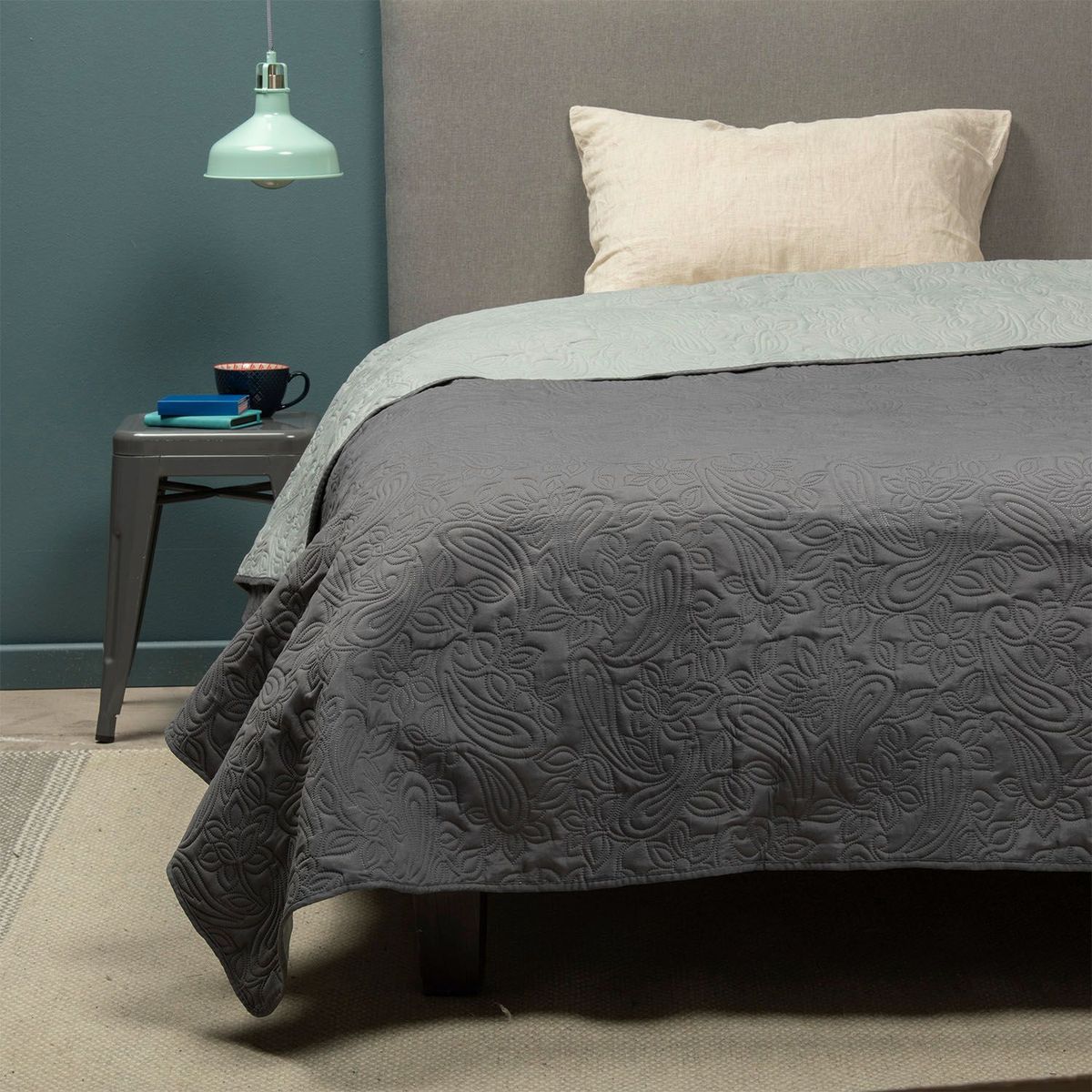 AMBIENTA - Cubrecama Bicolor