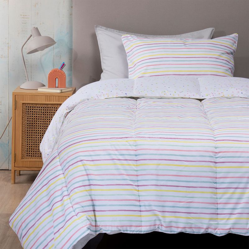 BENETTON - Edredón infantil Arcoiris