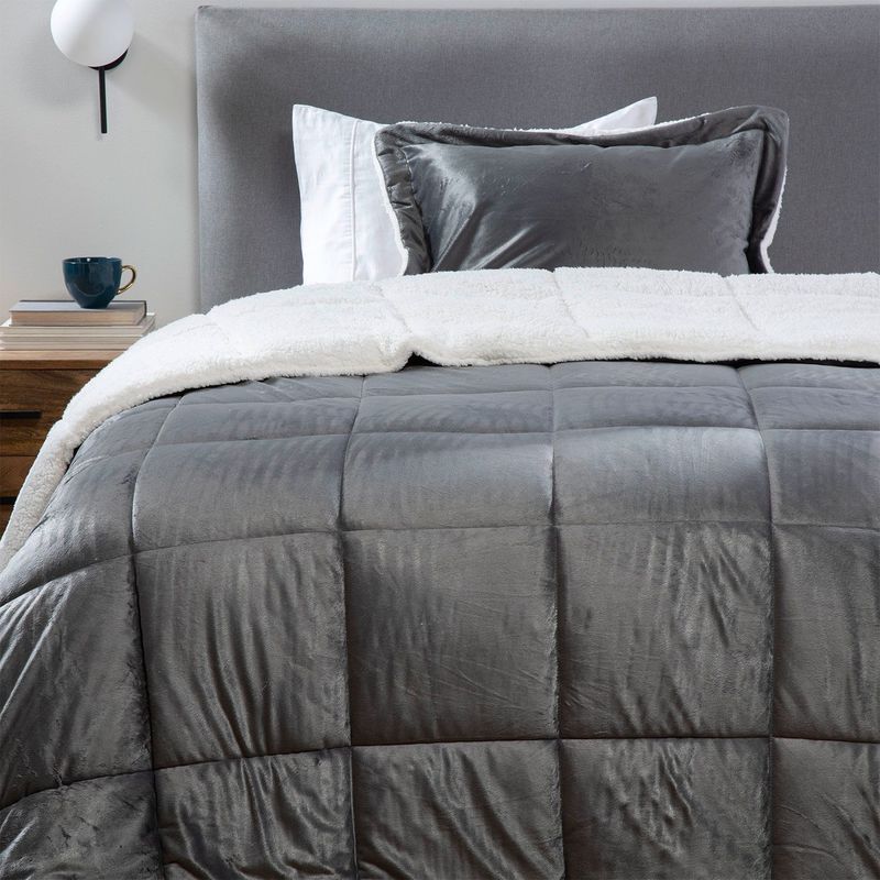 BASEMENT HOME - Edredón Mink con Sherpa