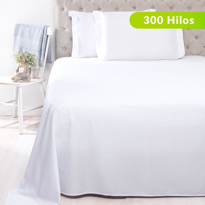 ROBERTA ALLEN - Juego de Sábanas Bordadas Celine 100% Algodón 300 Hilos