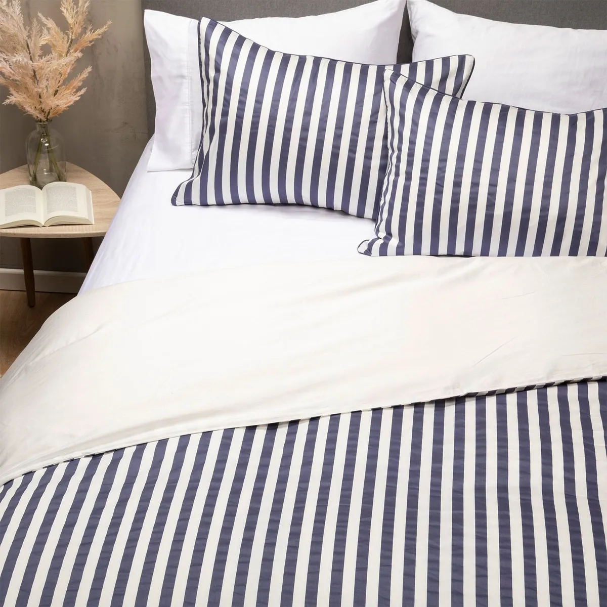 BASEMENT HOME - Funda Plumón Federico Azul 100% Algodón