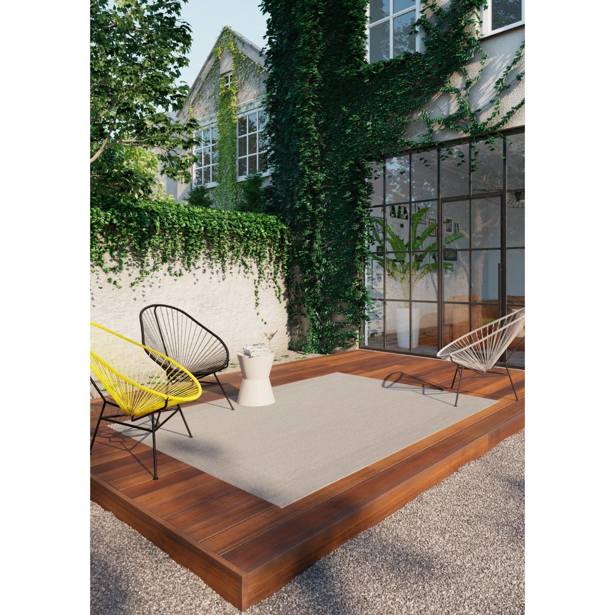 MICA - Alfombra Exterior Grace Gris