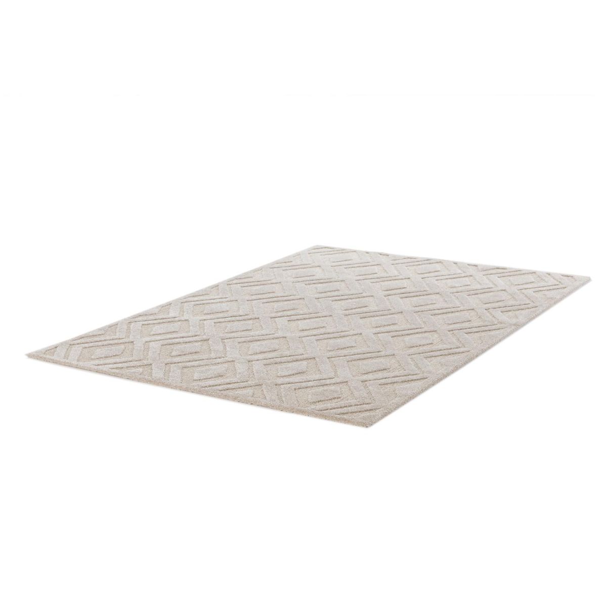 MICA - Alfombra Coccon Rombos Beige