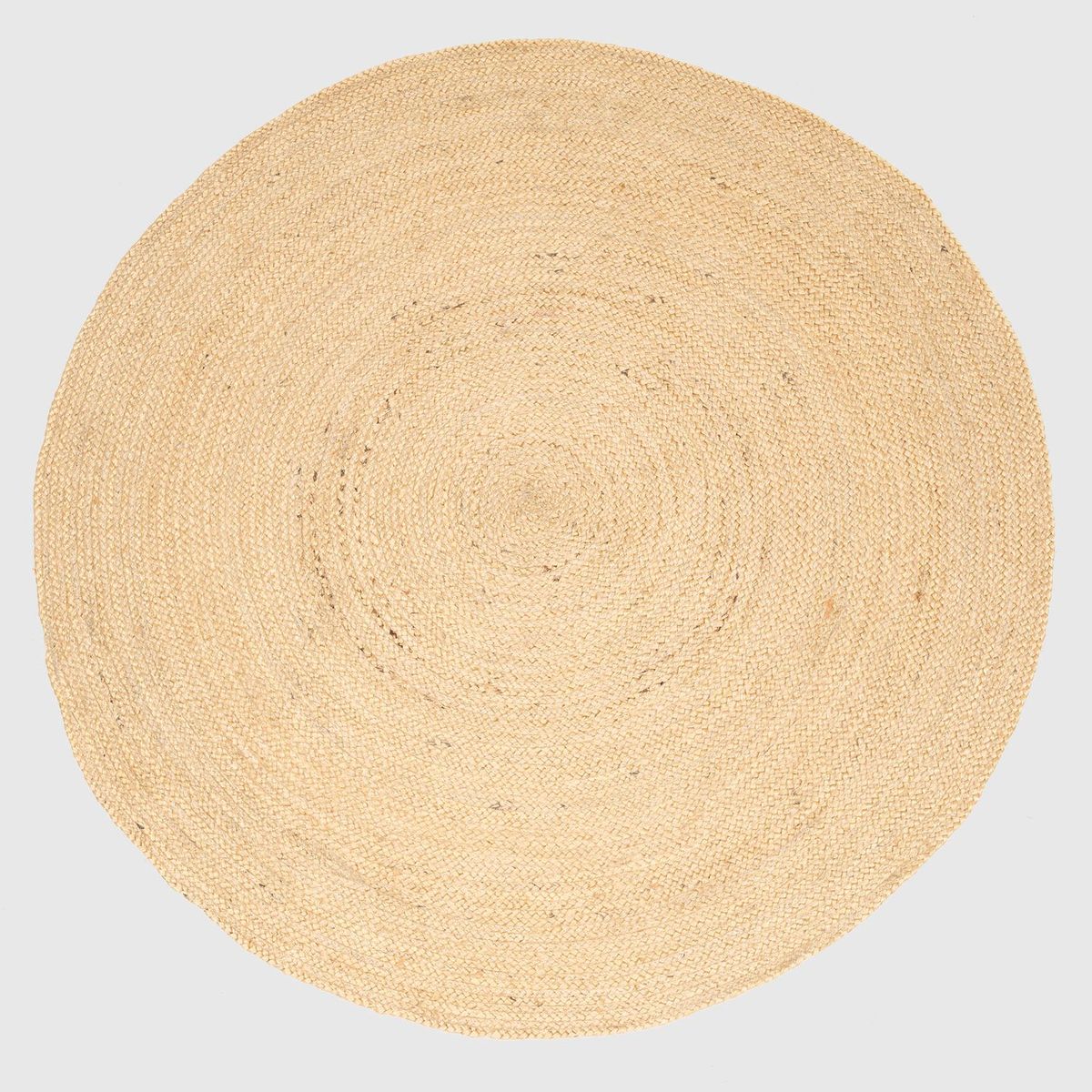 BASEMENT HOME - Alfombra Redonda de Yute Natural Champ