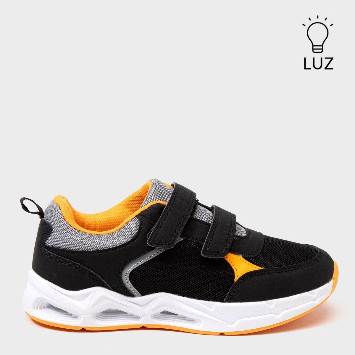 YAMP - Zapatillas urbanas Niño con luces Yamp Sp Del3 Ne