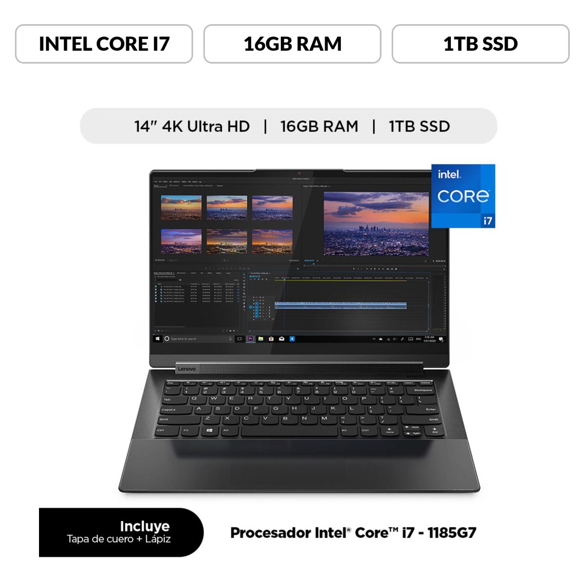 LENOVO - 2 En 1 Lenovo Intel Core I7 16gb 1tb Ssd Yoga 9i 11° Gen 14''