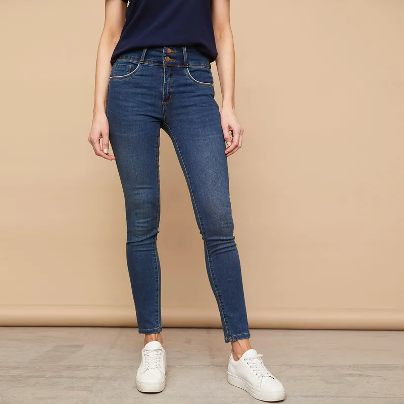 ELLE - Jean Elle Kim Tiro Medio Mujer