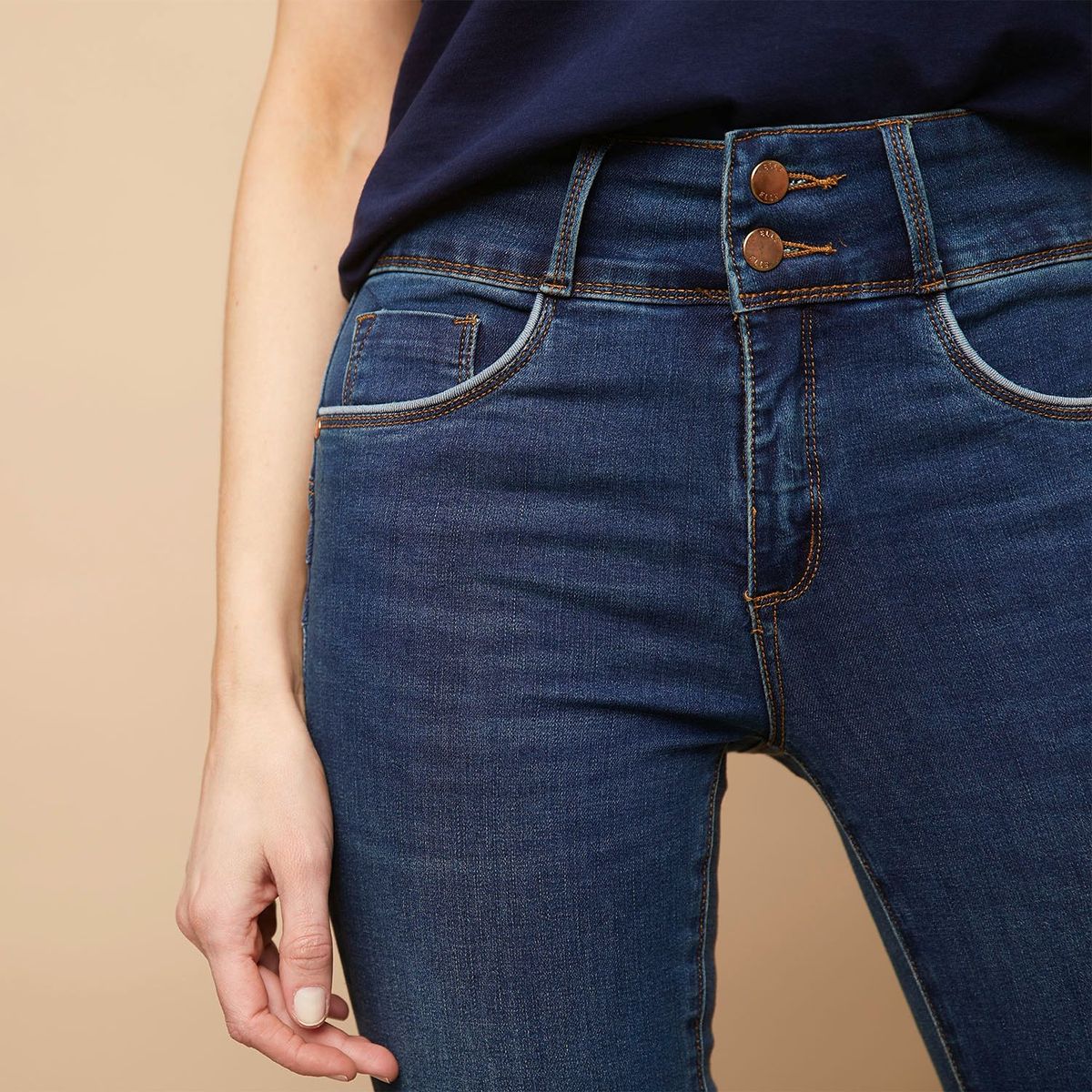 ELLE - Jean Elle Kim Tiro Medio Mujer