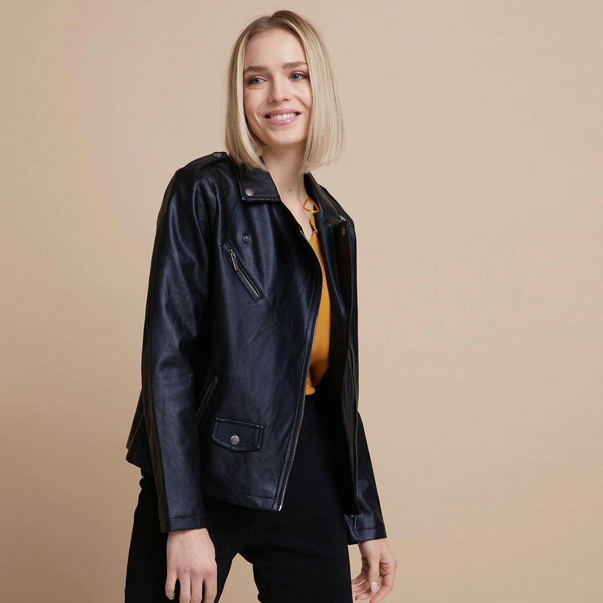 UNIVERSITY CLUB - Casaca Biker Mujer University Club