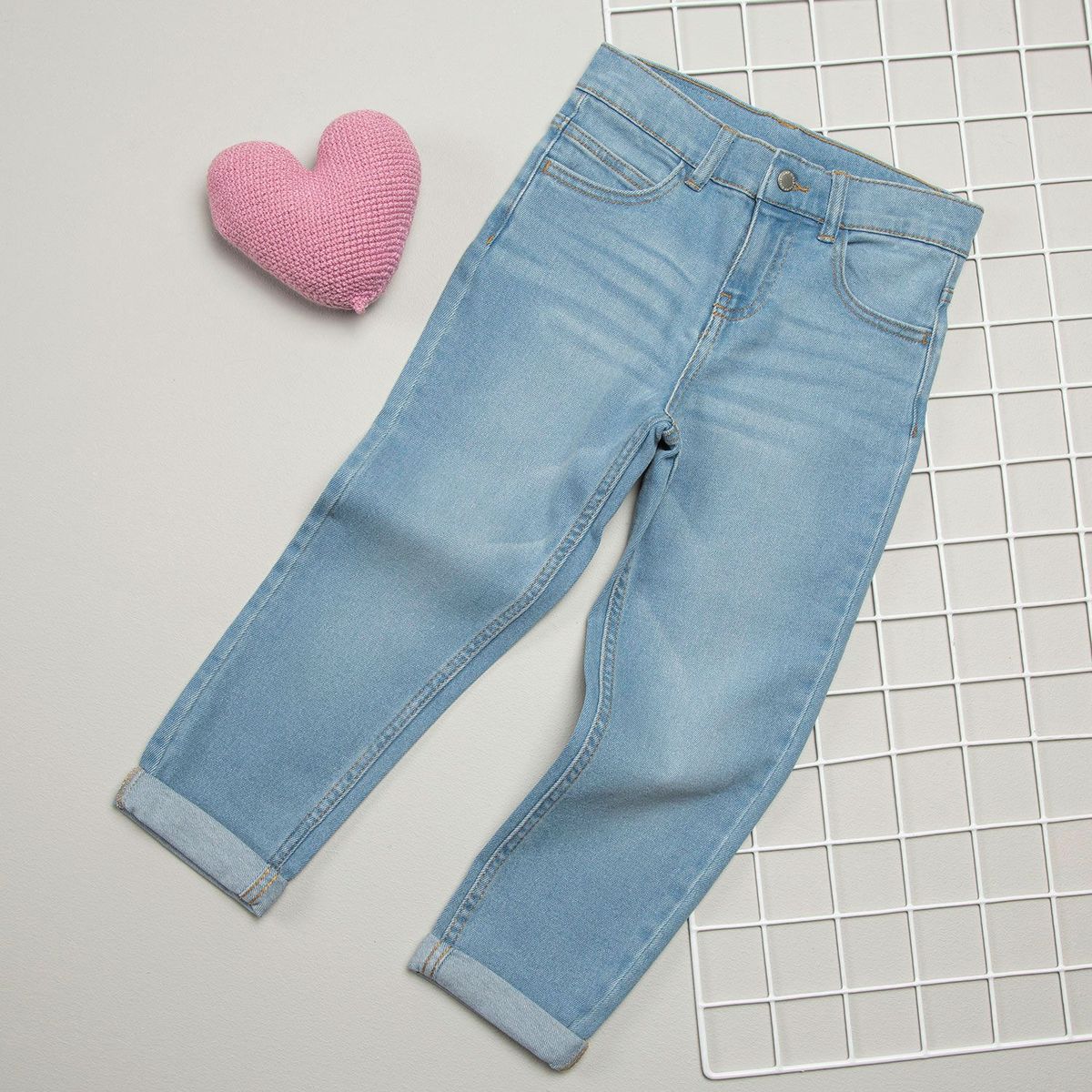 YAMP - Jean Mom Niña Tiro Medio Yamp