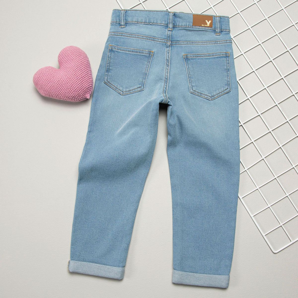 YAMP - Jean Mom Niña Tiro Medio Yamp