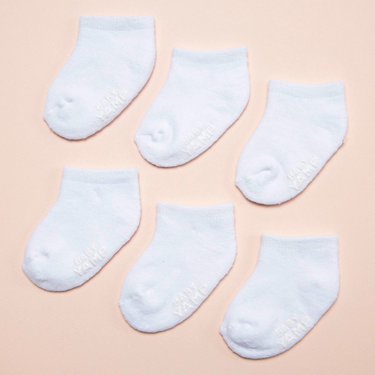 PRIORI - Medias Bebé Niño Niña Algodón Pack X6 Yamp