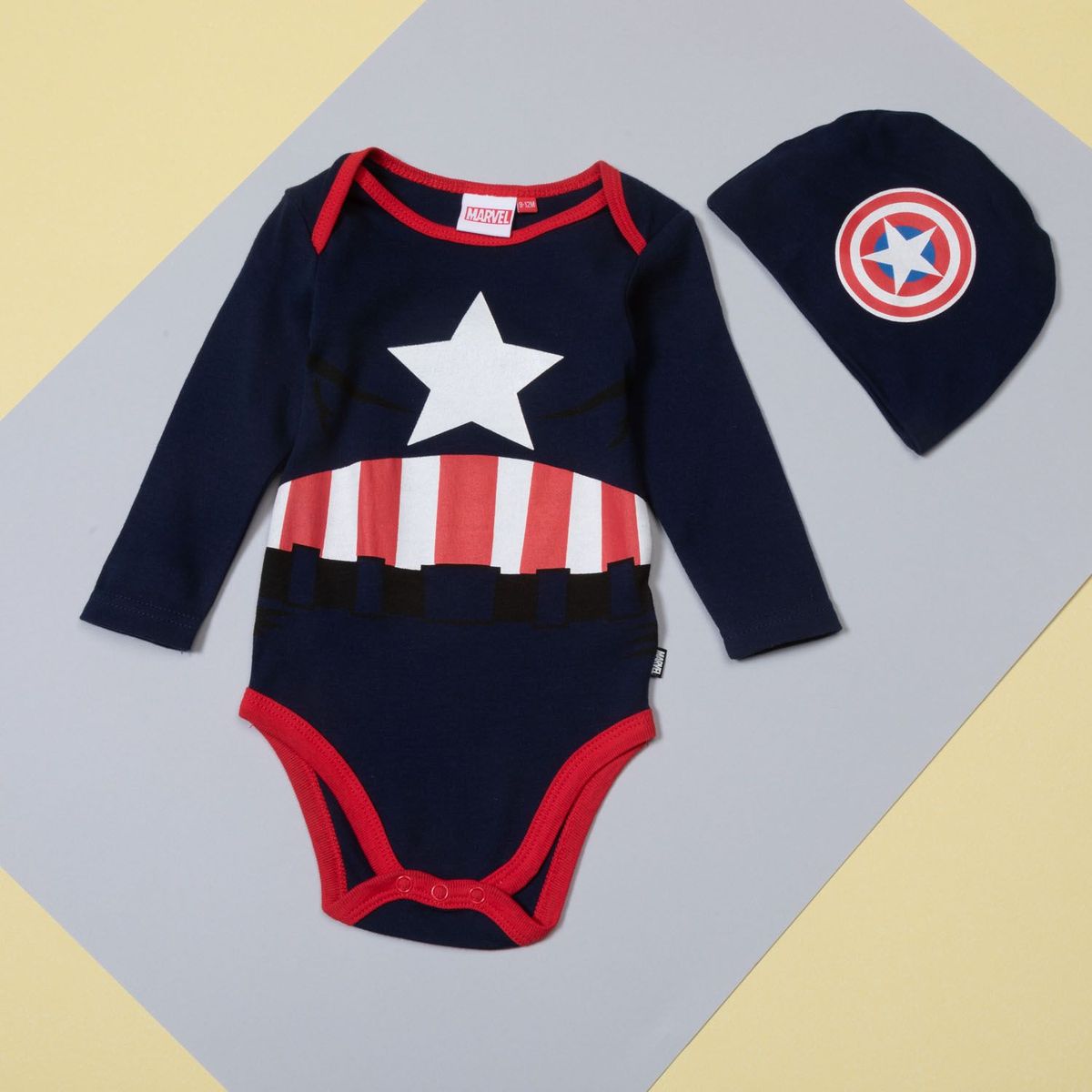 AVENGERS - Body Disfraz Algodón Bebé Niño Iron Man Marvel Avengers