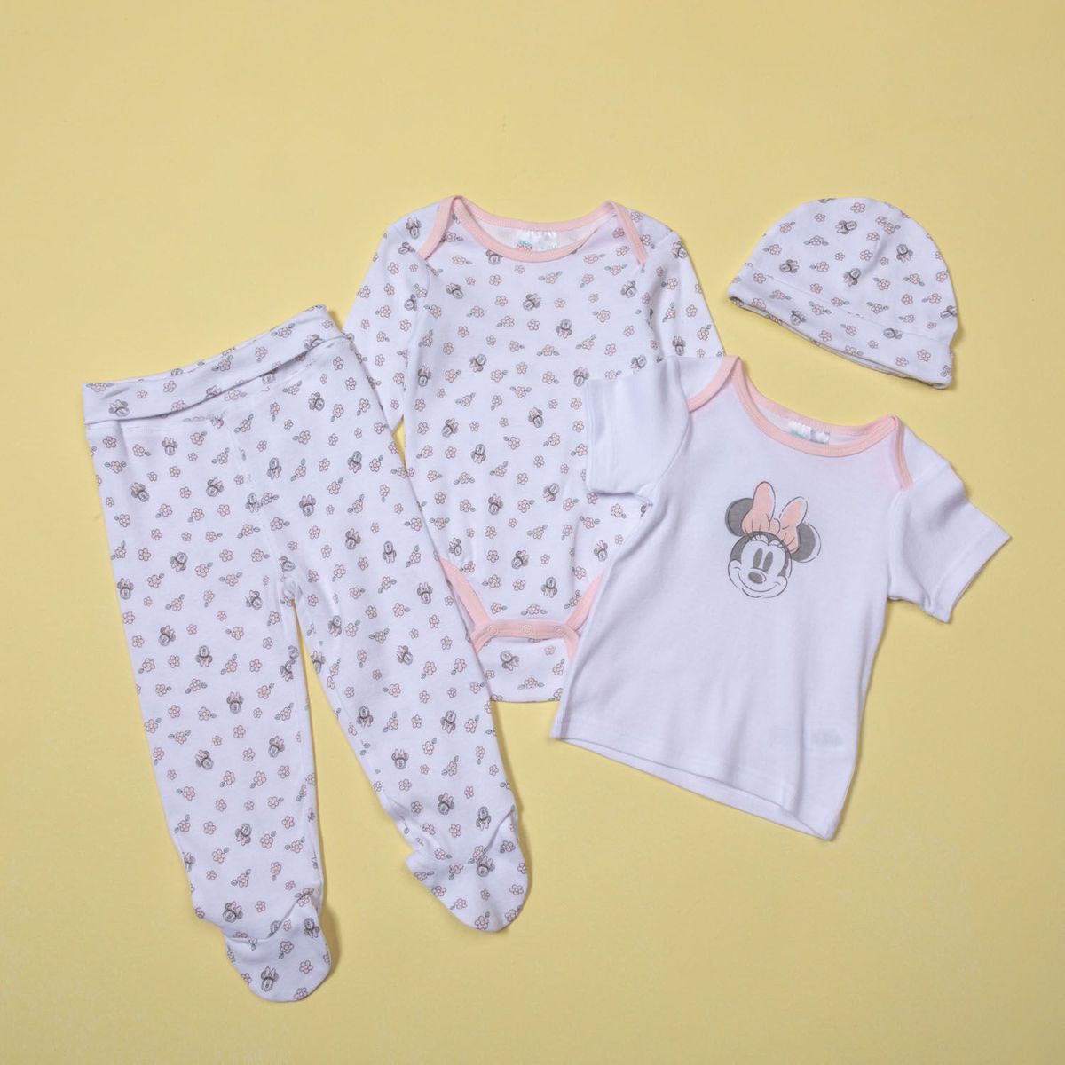 MINNIE - Body Algodón 3 piezas Bebé niña