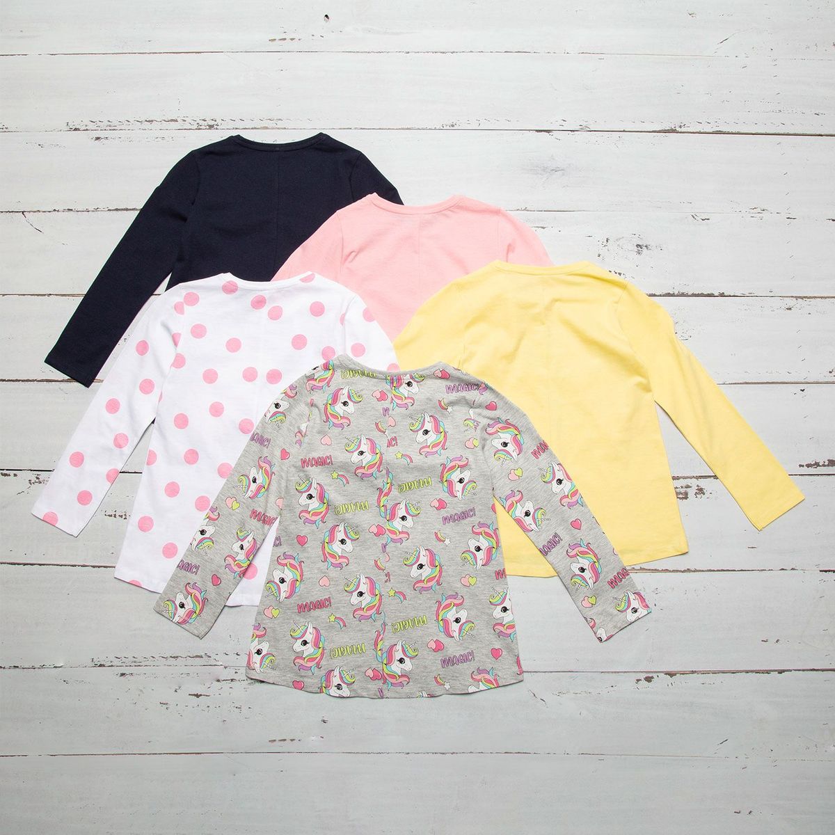 YAMP - Polo Algodón Pack x5 Niña Yamp