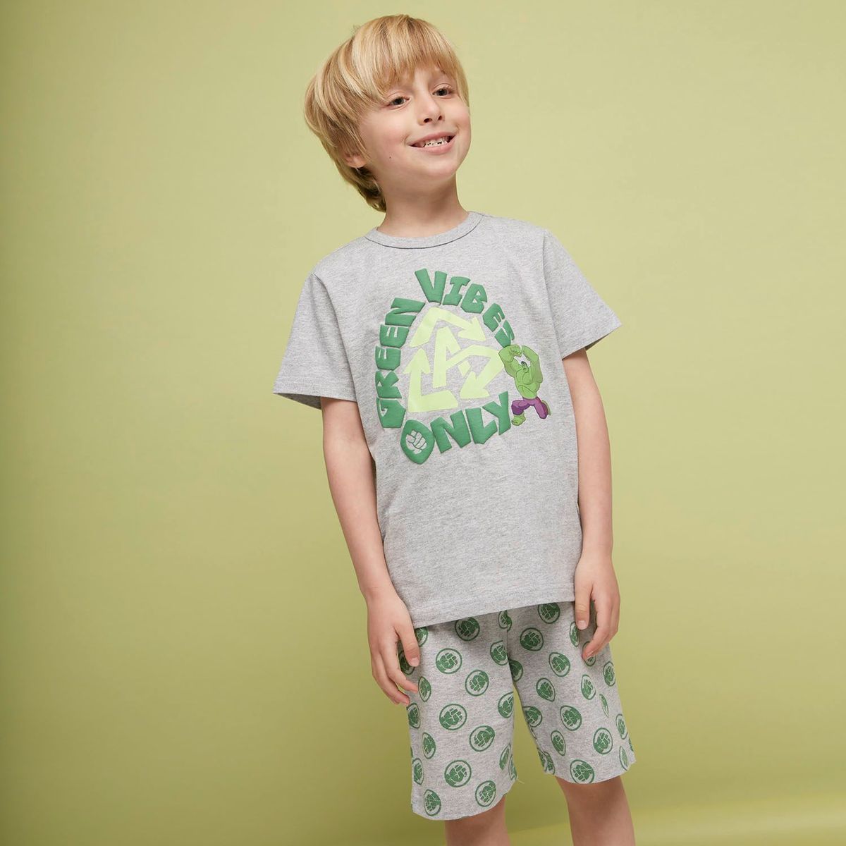 AVENGERS - Pijama Algodón Niño Hulk Avengers