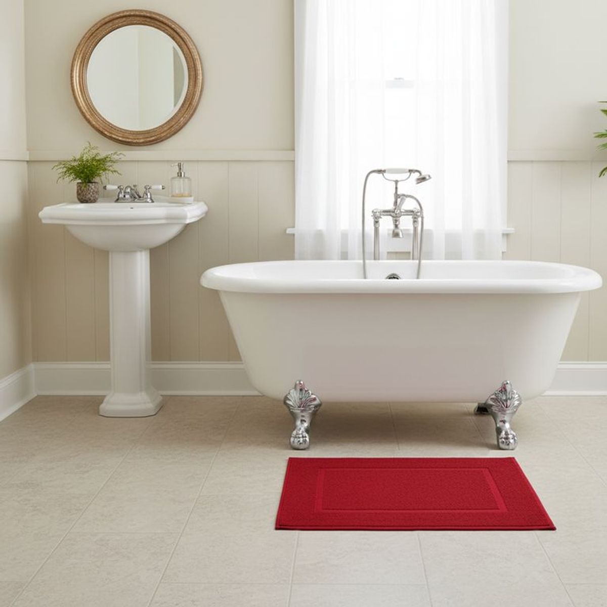 BASEMENT HOME - Piso de Baño Combed 100% Algodón Basement Home