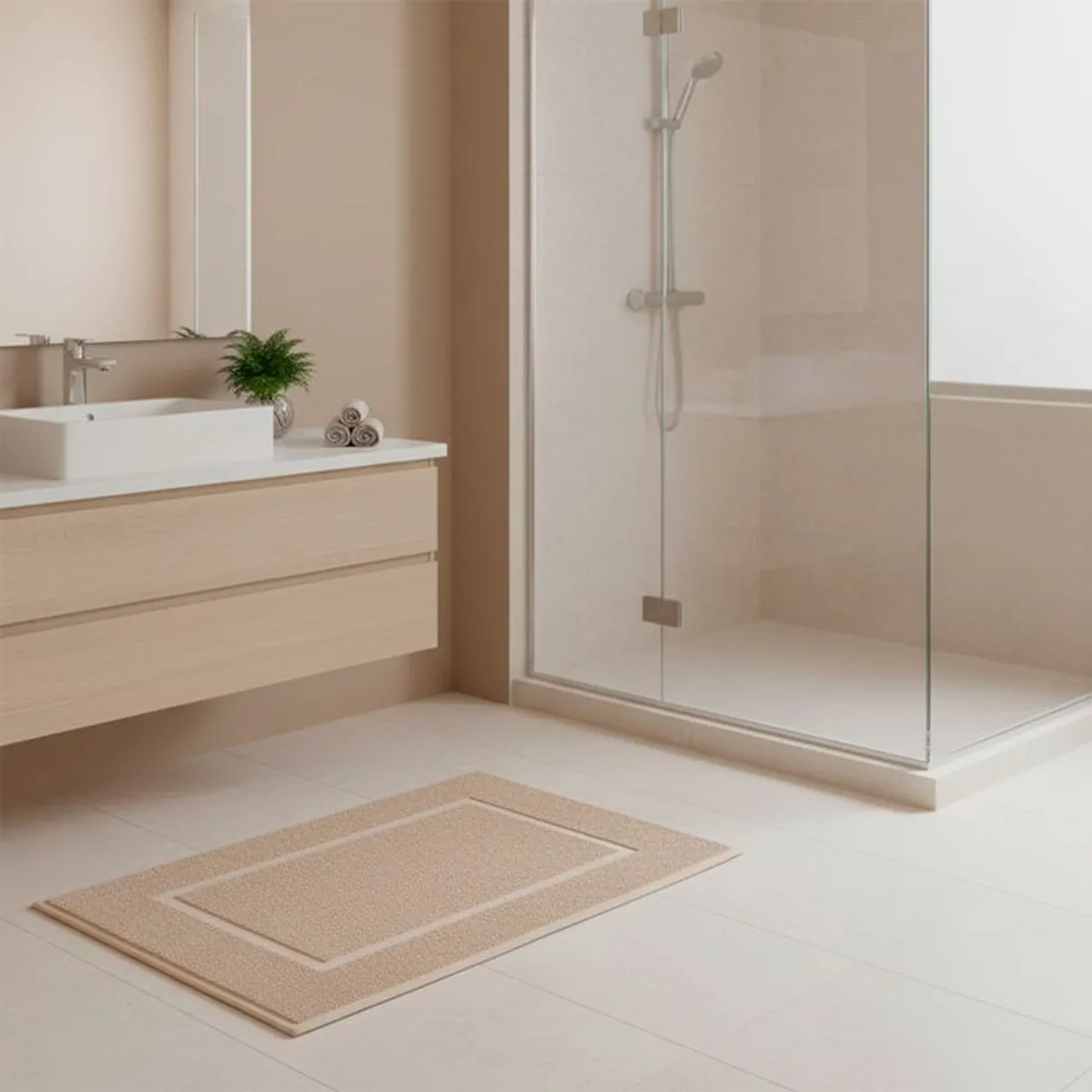 BASEMENT HOME - Piso de Baño Combed 100% Algodón Basement Home