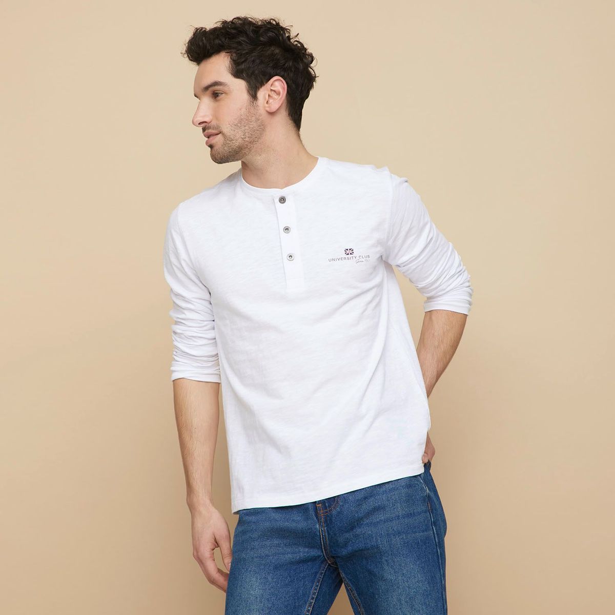 UNIVERSITY CLUB - Polo Manga Larga Hombre University Club