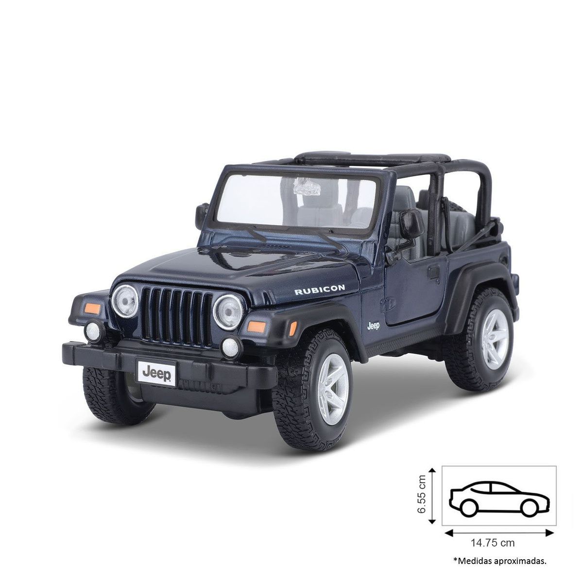 MAISTO - Juguete Auto Coleccionable Jeep Wrangler Rubicon Maisto