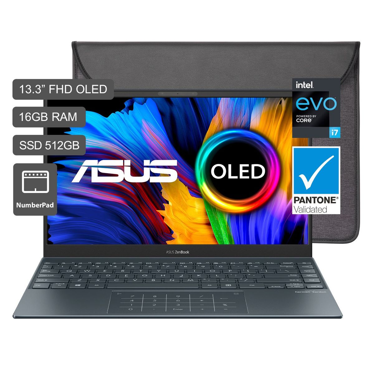 ASUS - Laptop Asus Intel Core i7 16GB 512 GB Zenbook 11° Gen 13.3"