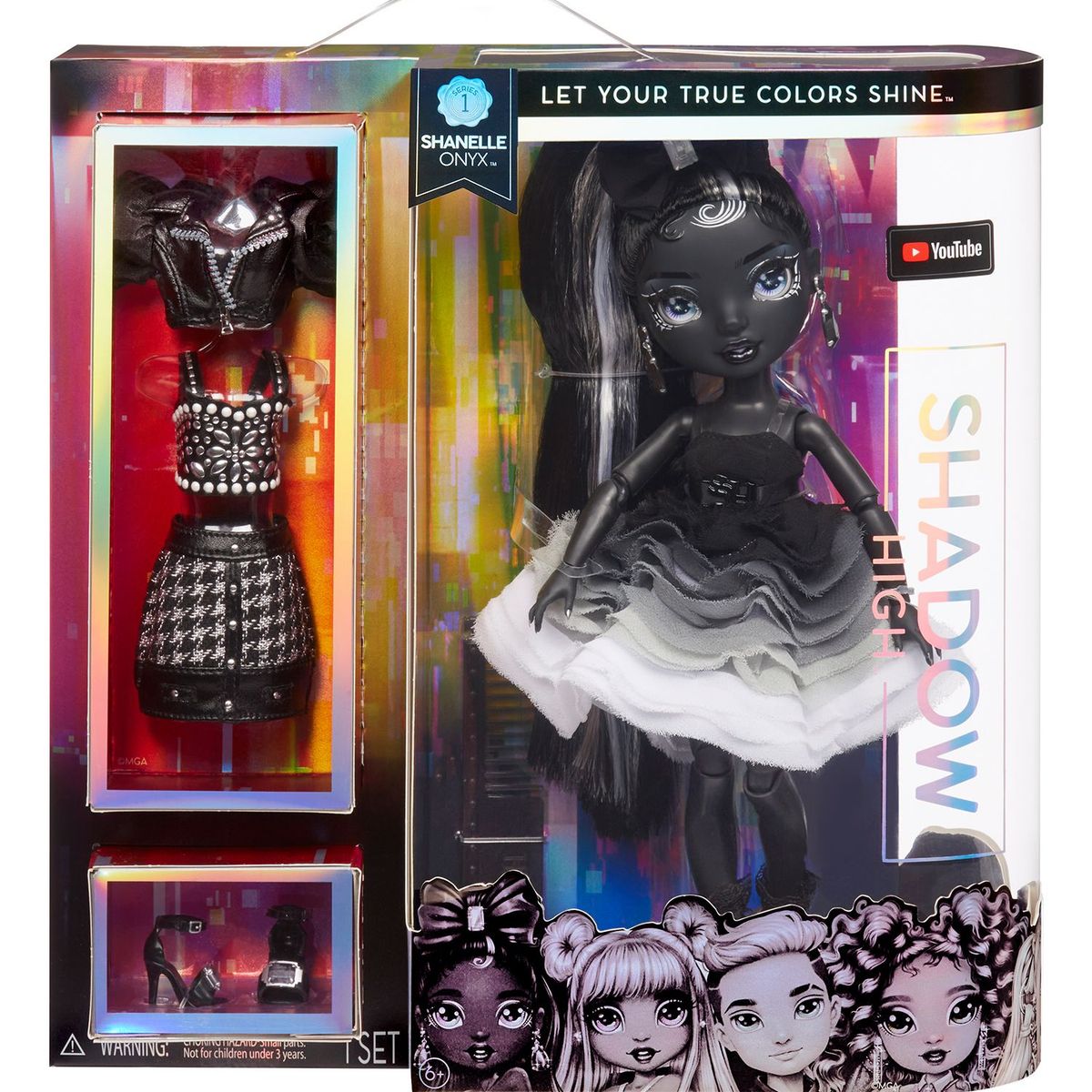 RAINBOW HIGH - Muñeca Rainbow High Shadow High Doll Shanelle Onyx