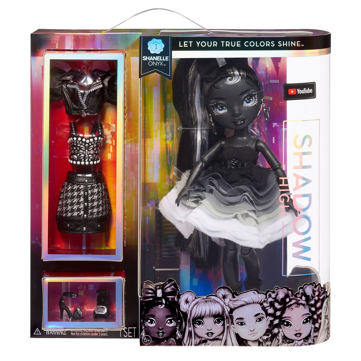 RAINBOW HIGH - Muñeca Rainbow High Shadow High Doll Shanelle Onyx