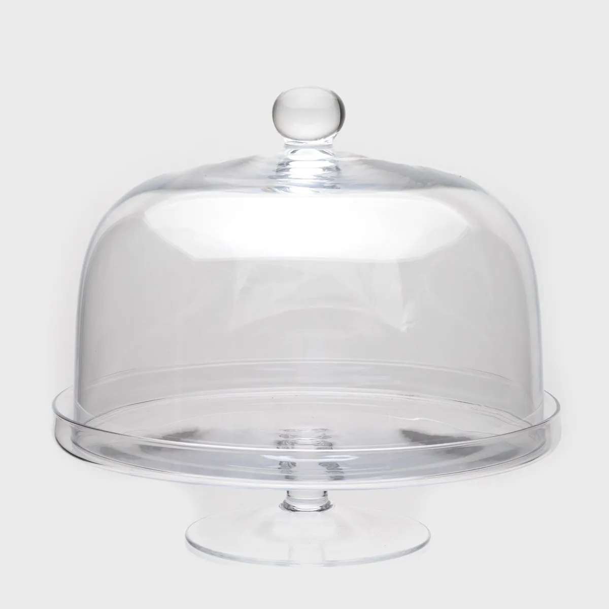 CASA CANTABRIA - Pedestal Con Tapa Vidrio Clear