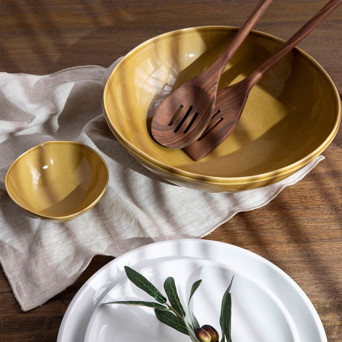 BASEMENT HOME - Ensaladera Mostaza 30 Cm