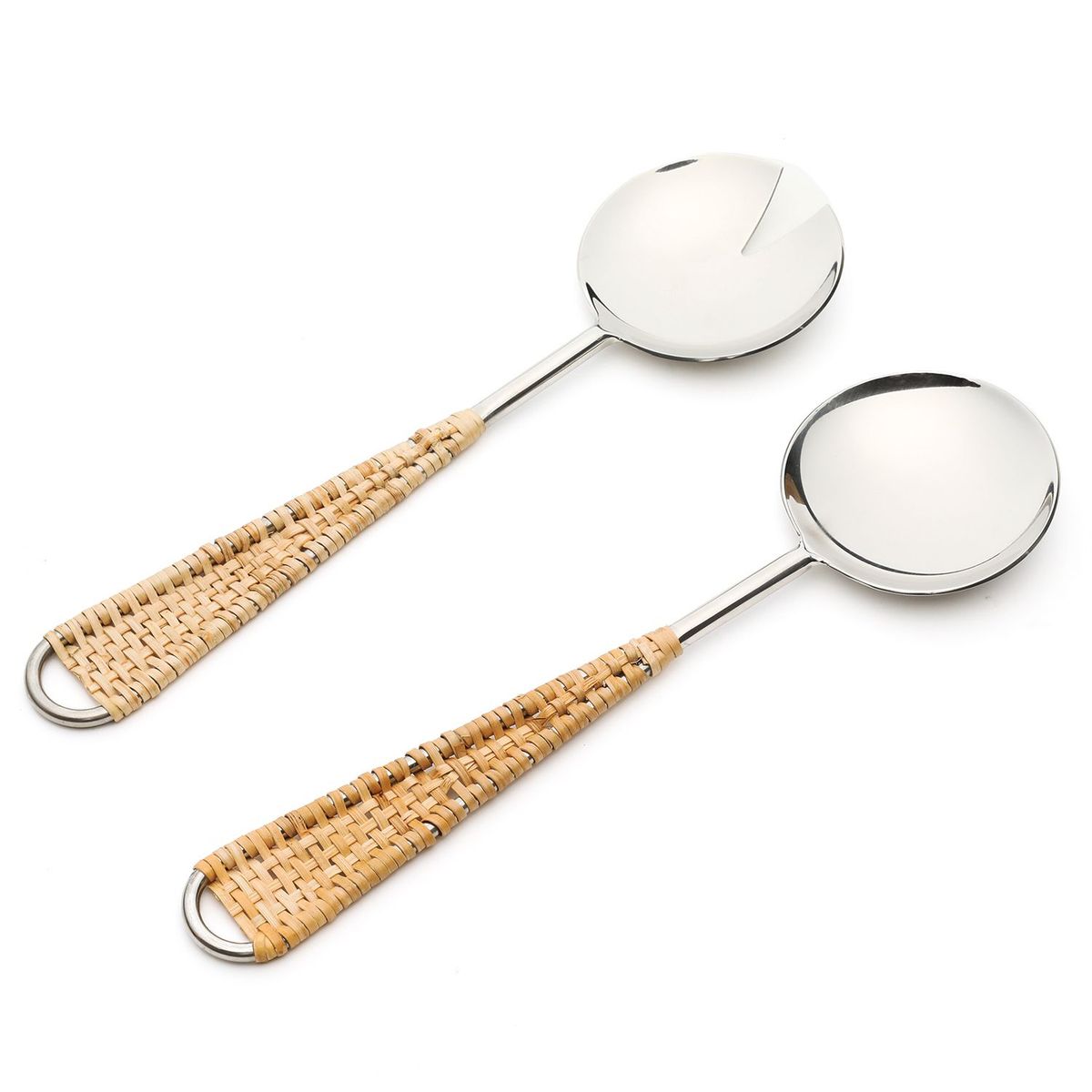 CASA CANTABRIA - Piezas para Servir Set x 2 Rattan Natural