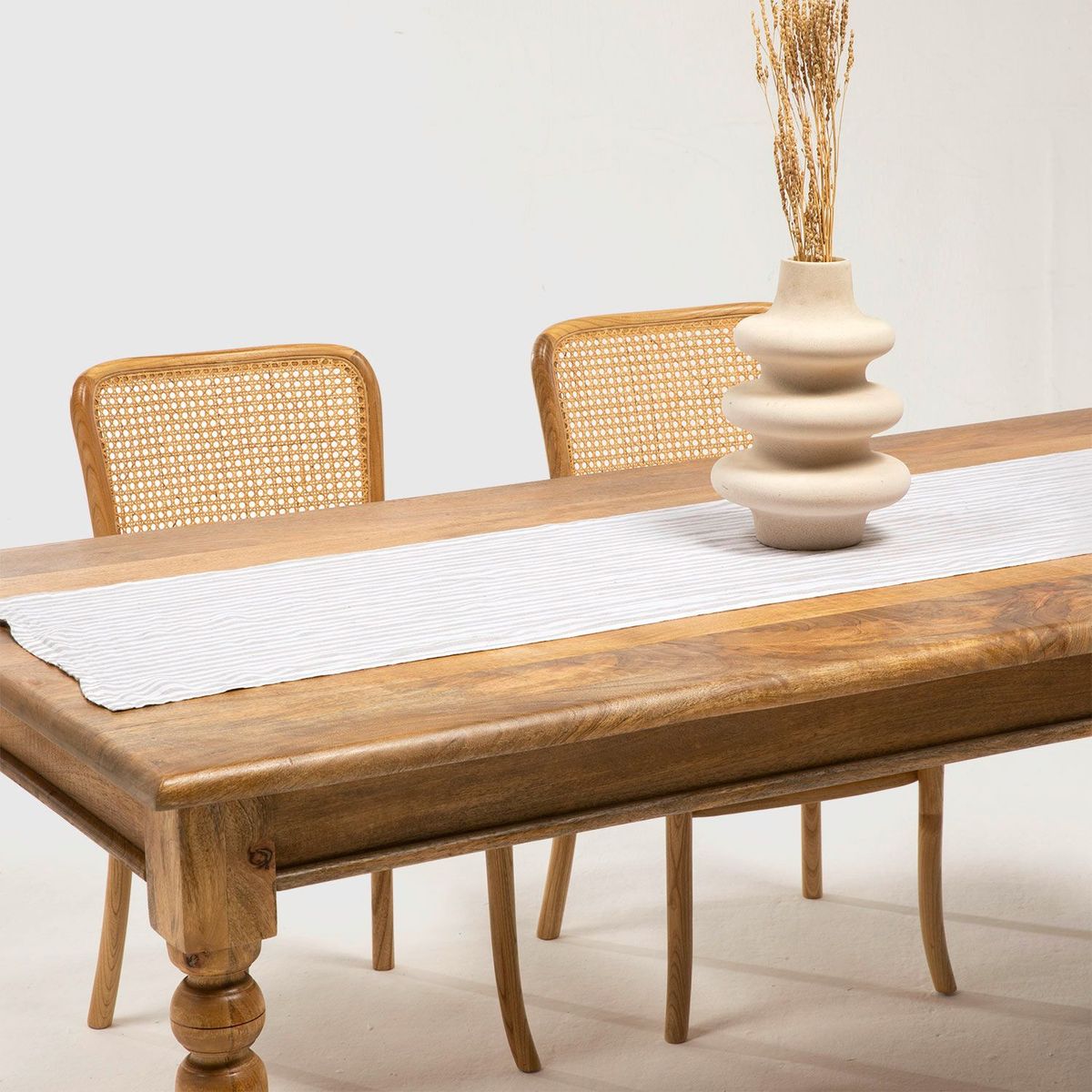 CASA CANTABRIA - Camino de Mesa Lino Lineas 160x40 cm