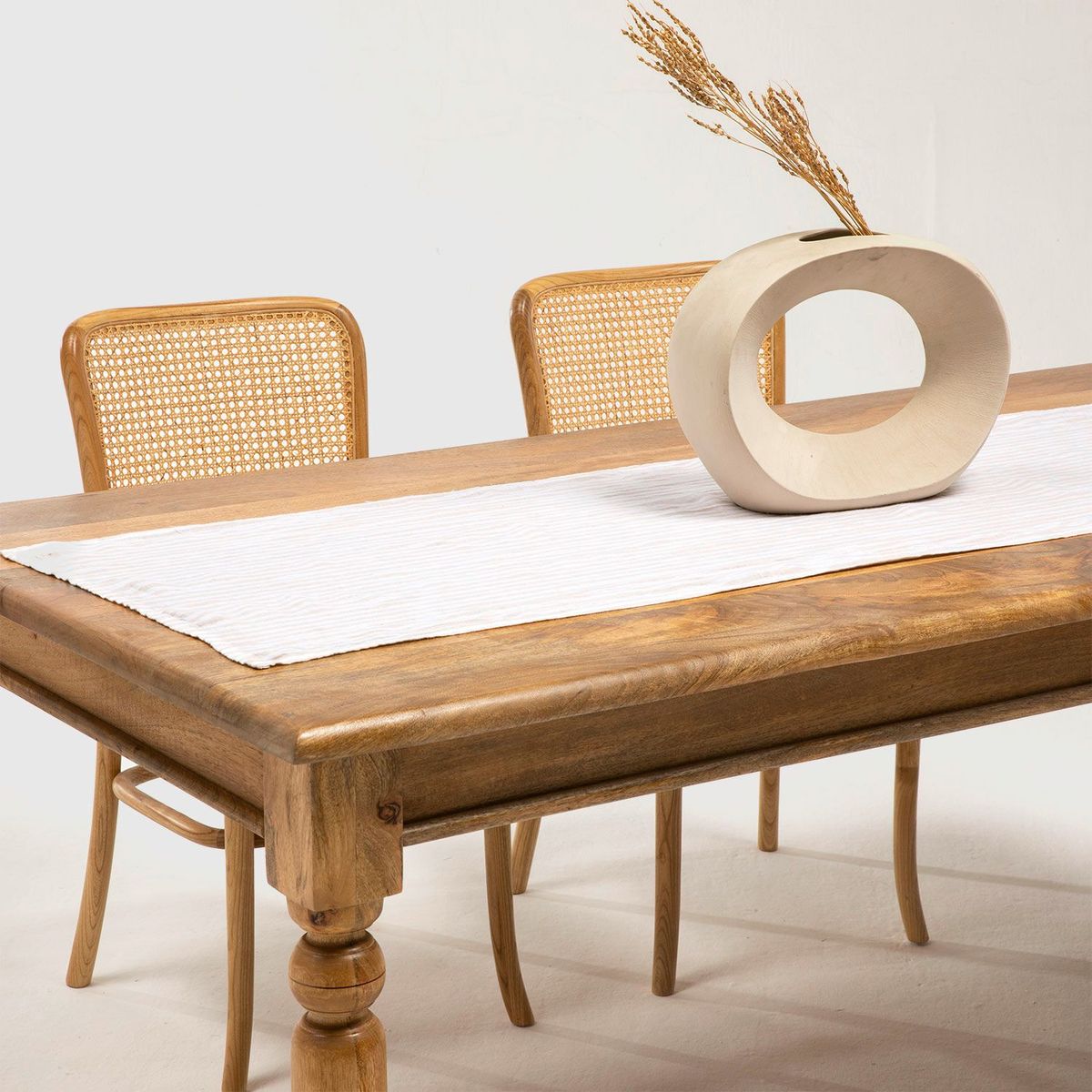 CASA CANTABRIA - Camino de Mesa Lino Lineas 160x40 cm