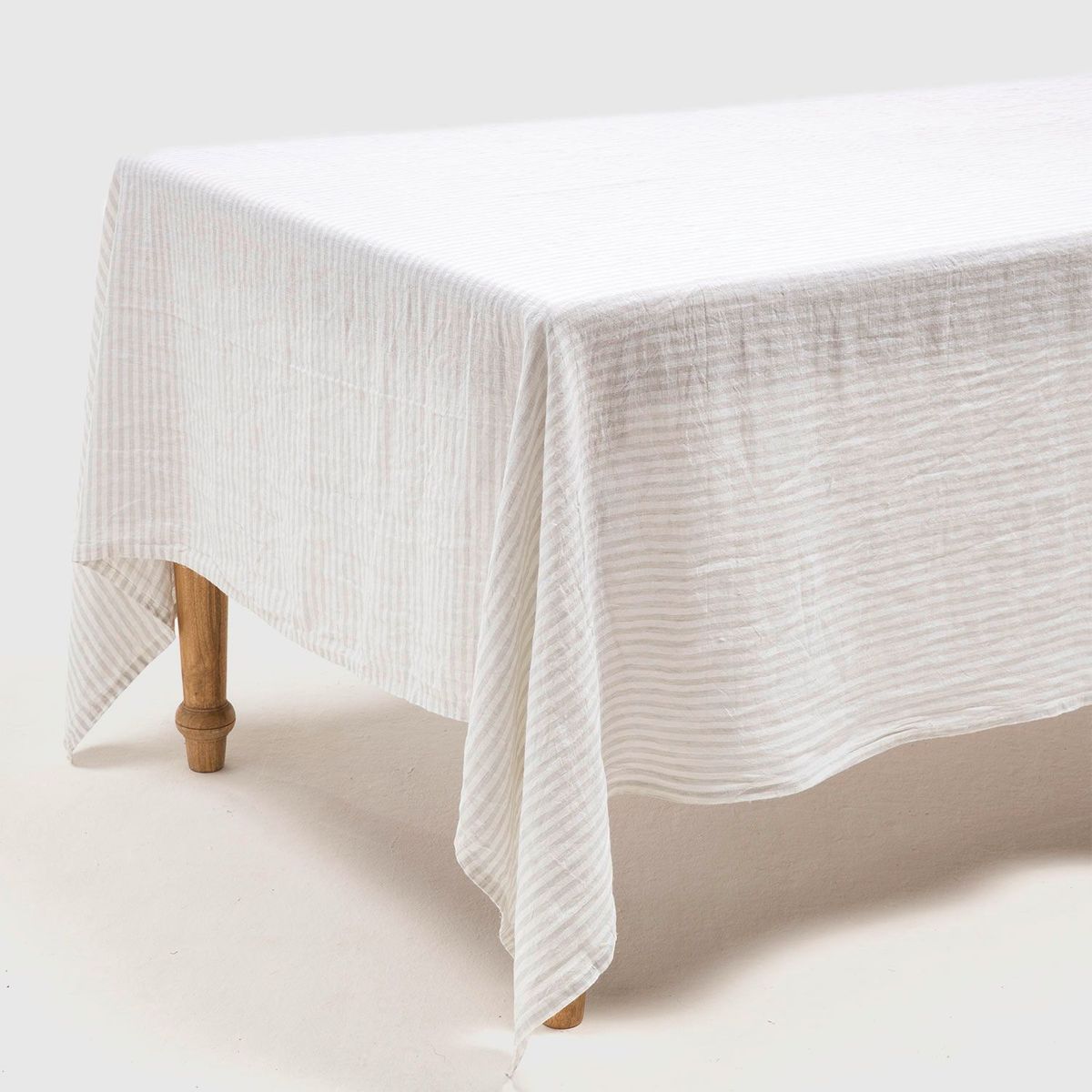 CASA CANTABRIA - Mantel Lino Lineas Linen Stripes 180x240 cm
