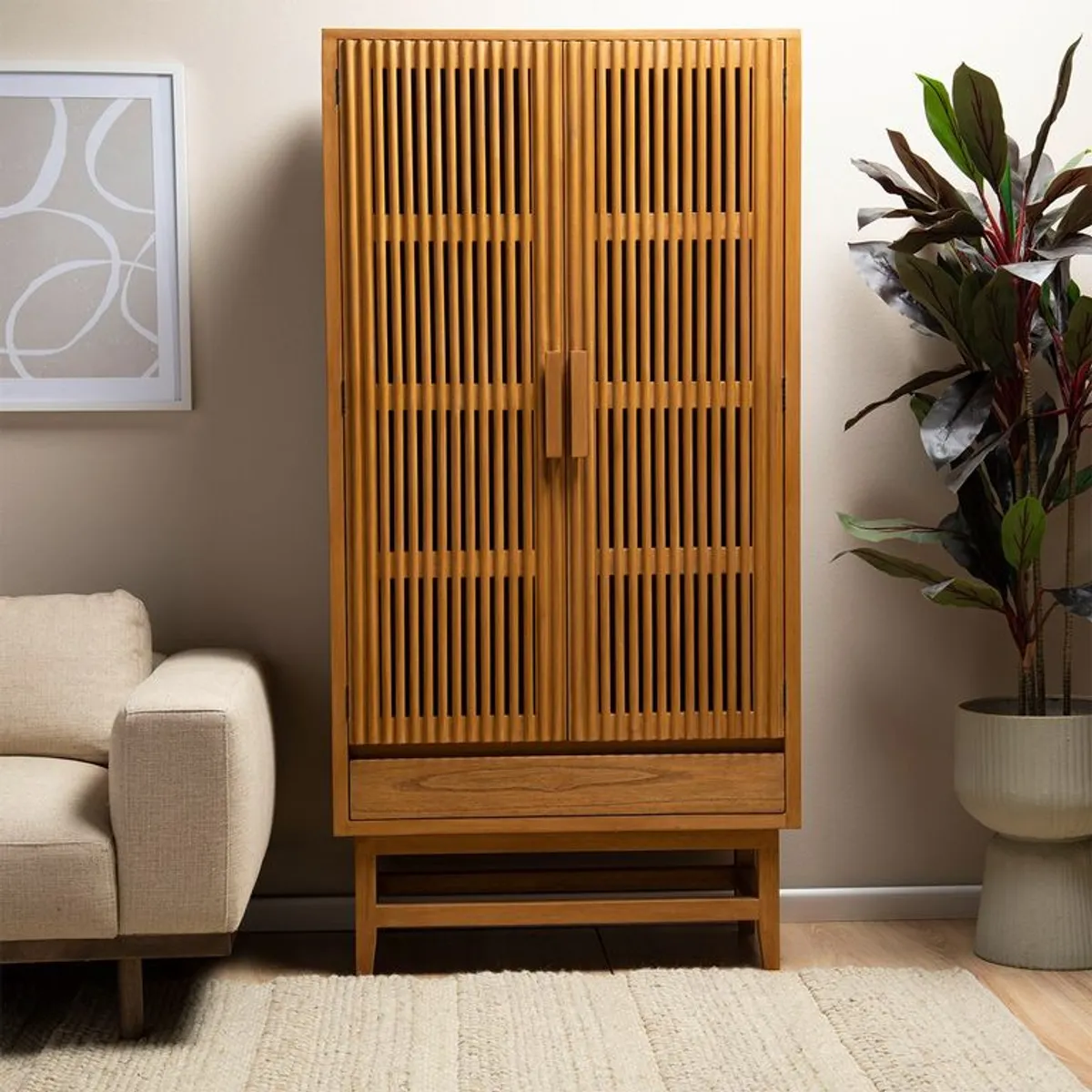 BASEMENT HOME - Bar Adrick 2 Puertas 1 Cajón