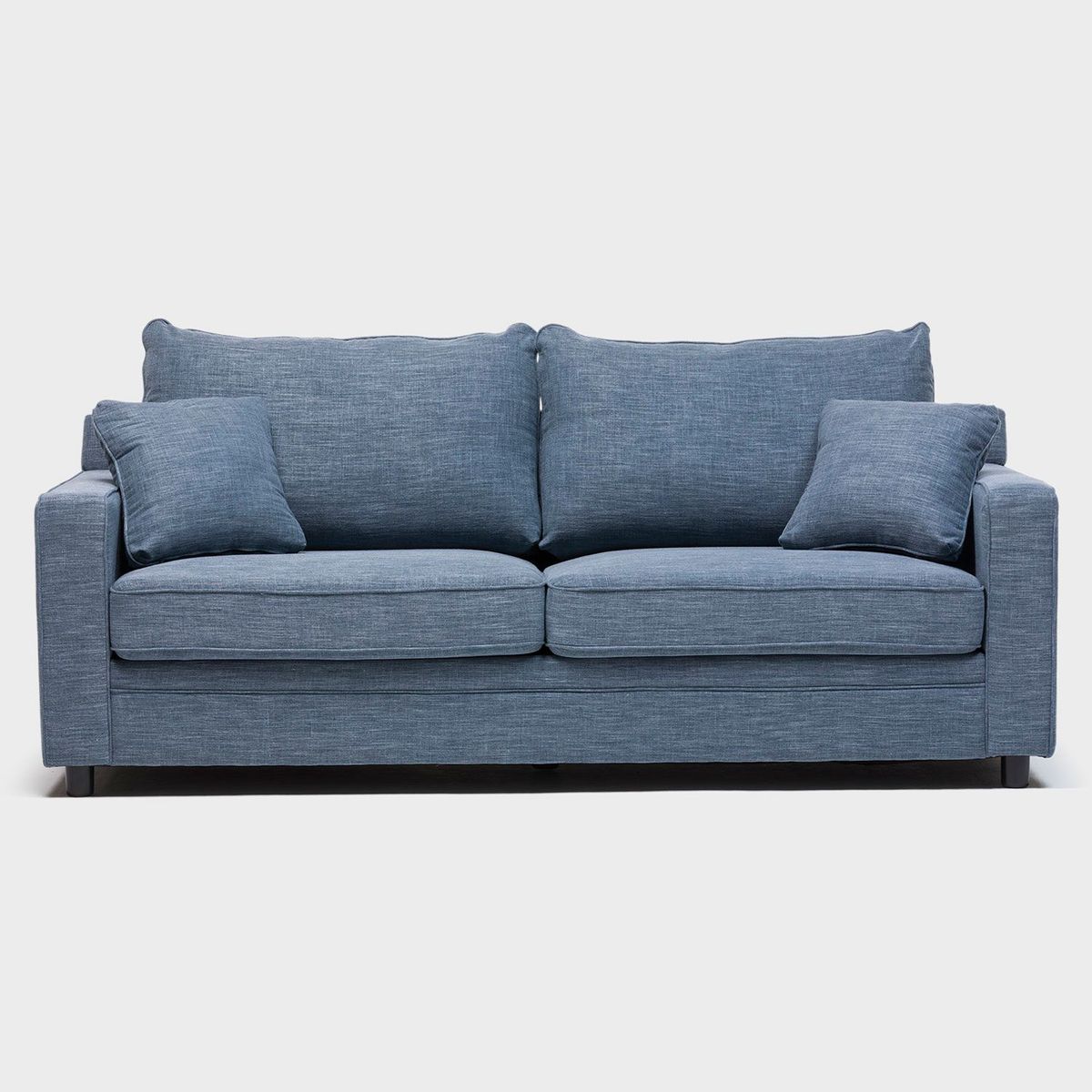 MICA - Sofá Alabama 3 Cuerpos con Cojines Decorativos