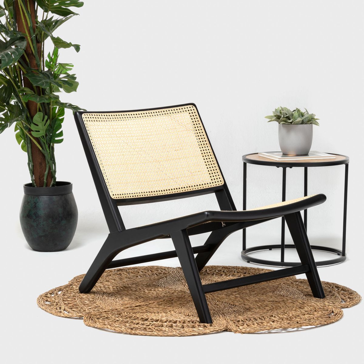 BASEMENT HOME - Butaca Leeds Rattán Plástico