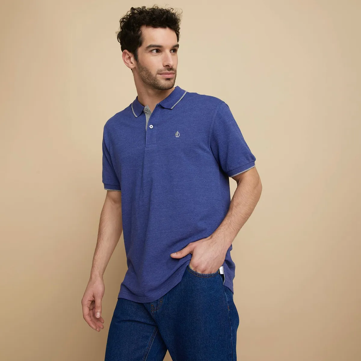 NEWPORT - Polo Newport Algodón Manga Corta Fit Slim