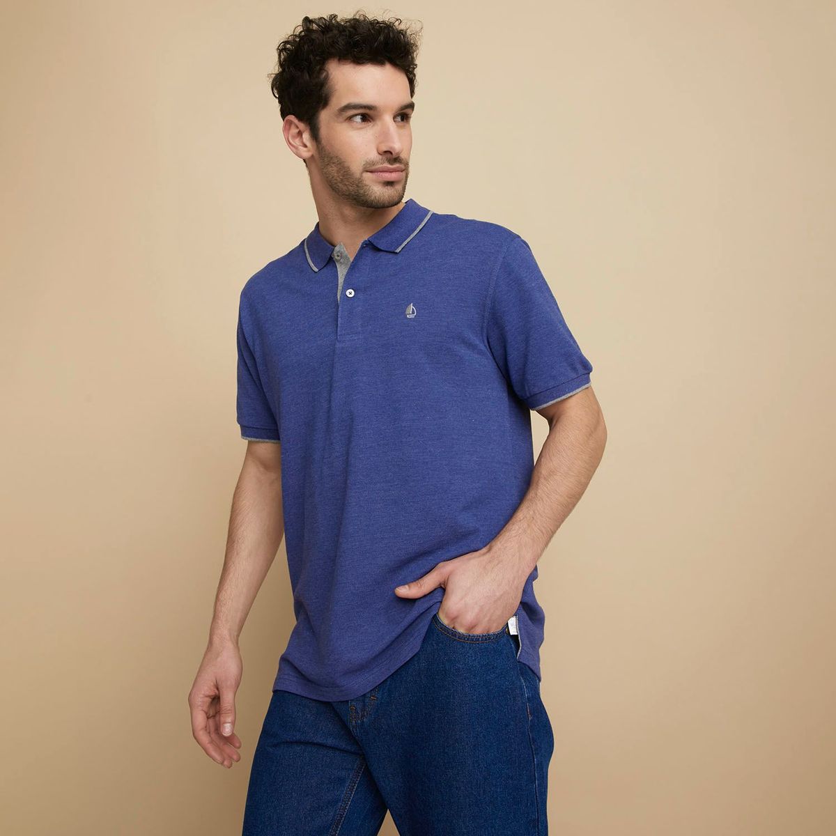 NEWPORT - Polo Newport Algodón Manga Corta Fit Slim