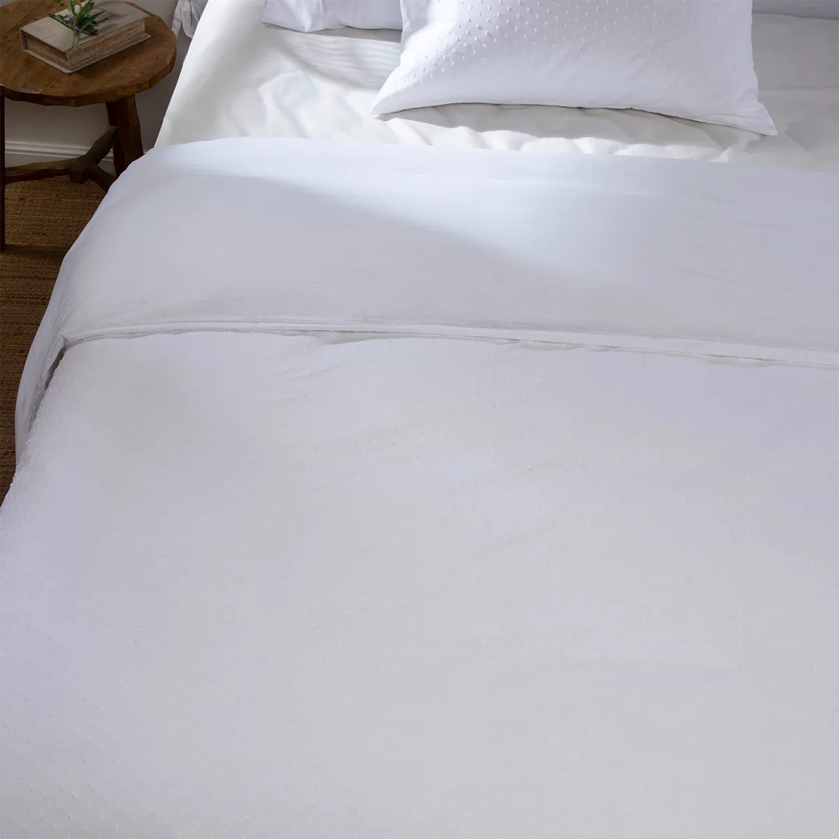 CASA CANTABRIA - Funda Plumón Bordada 100% Algodón Plumeti