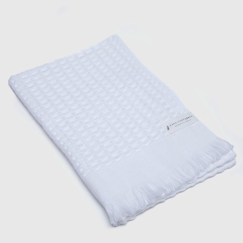 CASA CANTABRIA - Toalla de Baño 100% Algodón Waffle