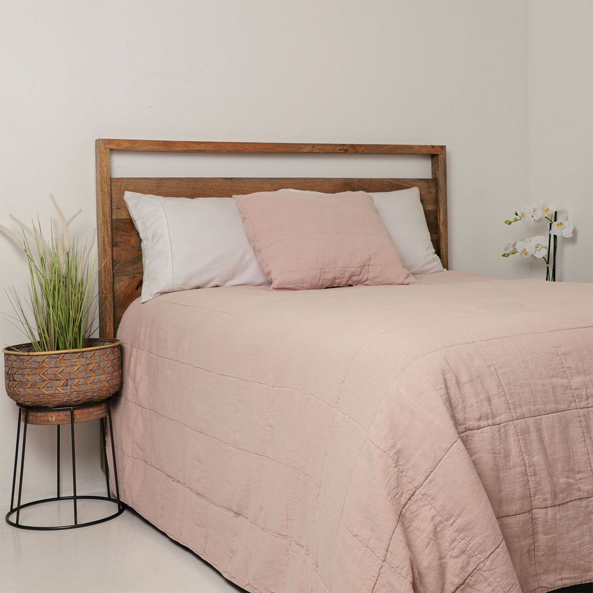 CASA CANTABRIA - Cubrecama 100% Lino Square