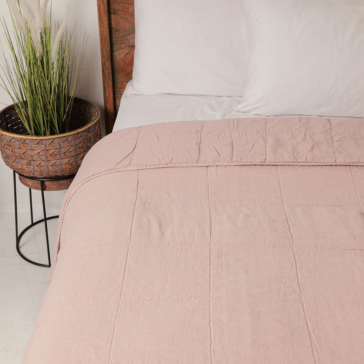 CASA CANTABRIA - Cubrecama 100% Lino Square