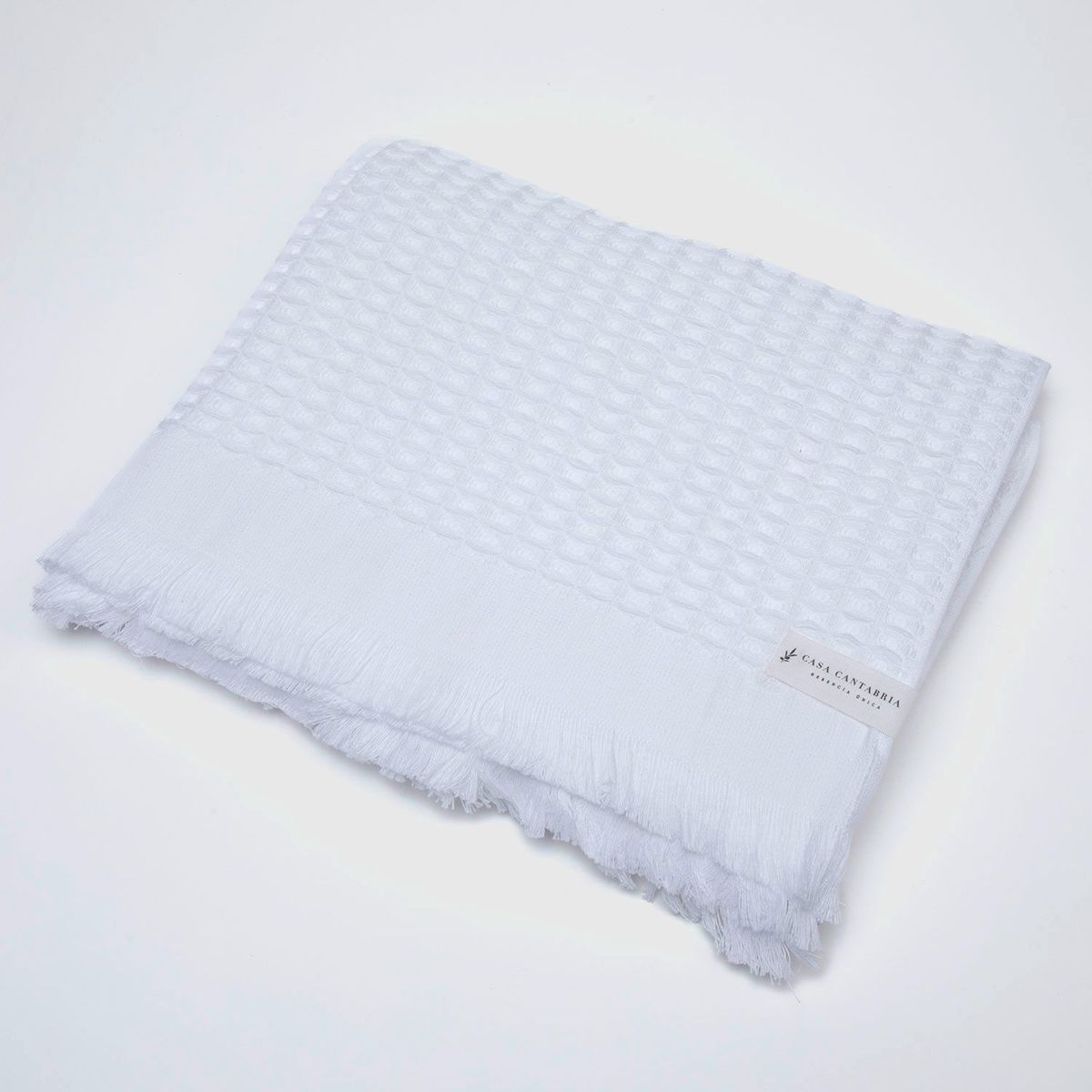 CASA CANTABRIA - Toalla de Baño 100% Algodón Waffle